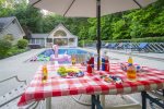 Holiday pool side view 2